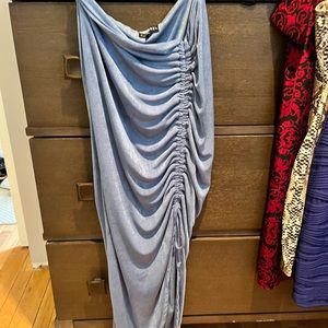 Slate Aura Slinky Skirt from JLUXLABEL.